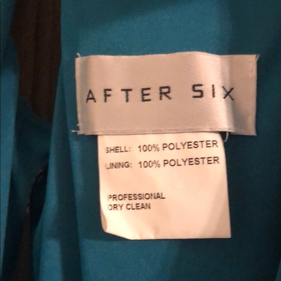 After Six Teal Bridesmaids/Formal Dress - Picture 7 of 10